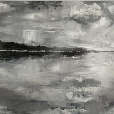 Deep Bottom Cove in Black and White (commission) | SOLD
