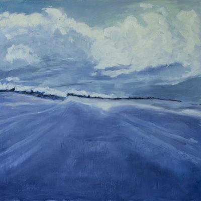 Blue Meadow 25” X 25” (Framed) 
Oil on canvas 
500.00