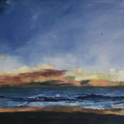 Jersey Shore 48' X 24' (Framed) Oil on Canvas 1200.00